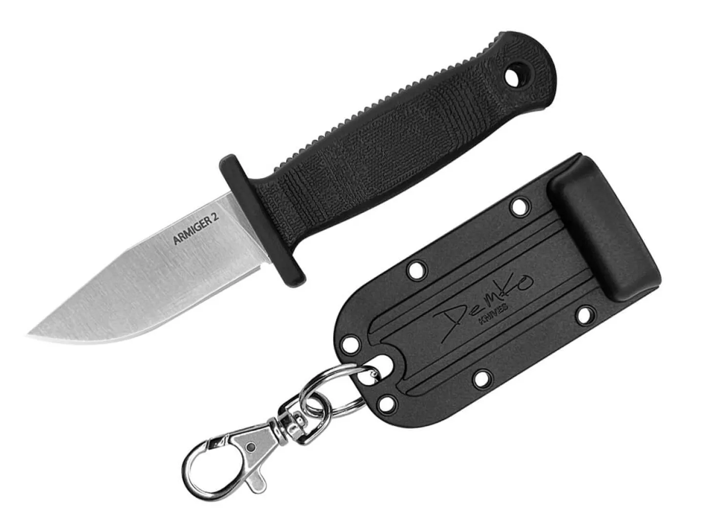 Armiger 2 Clip Point 4034SS TPR Black