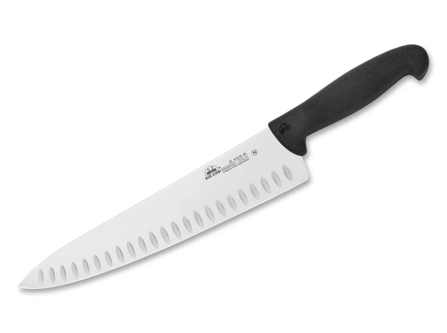 Chefmesser 415 25 Schwarz mit Kullen