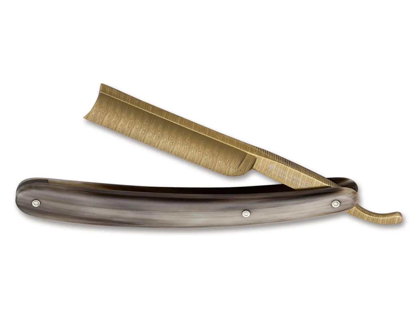 Damast Gold Horn