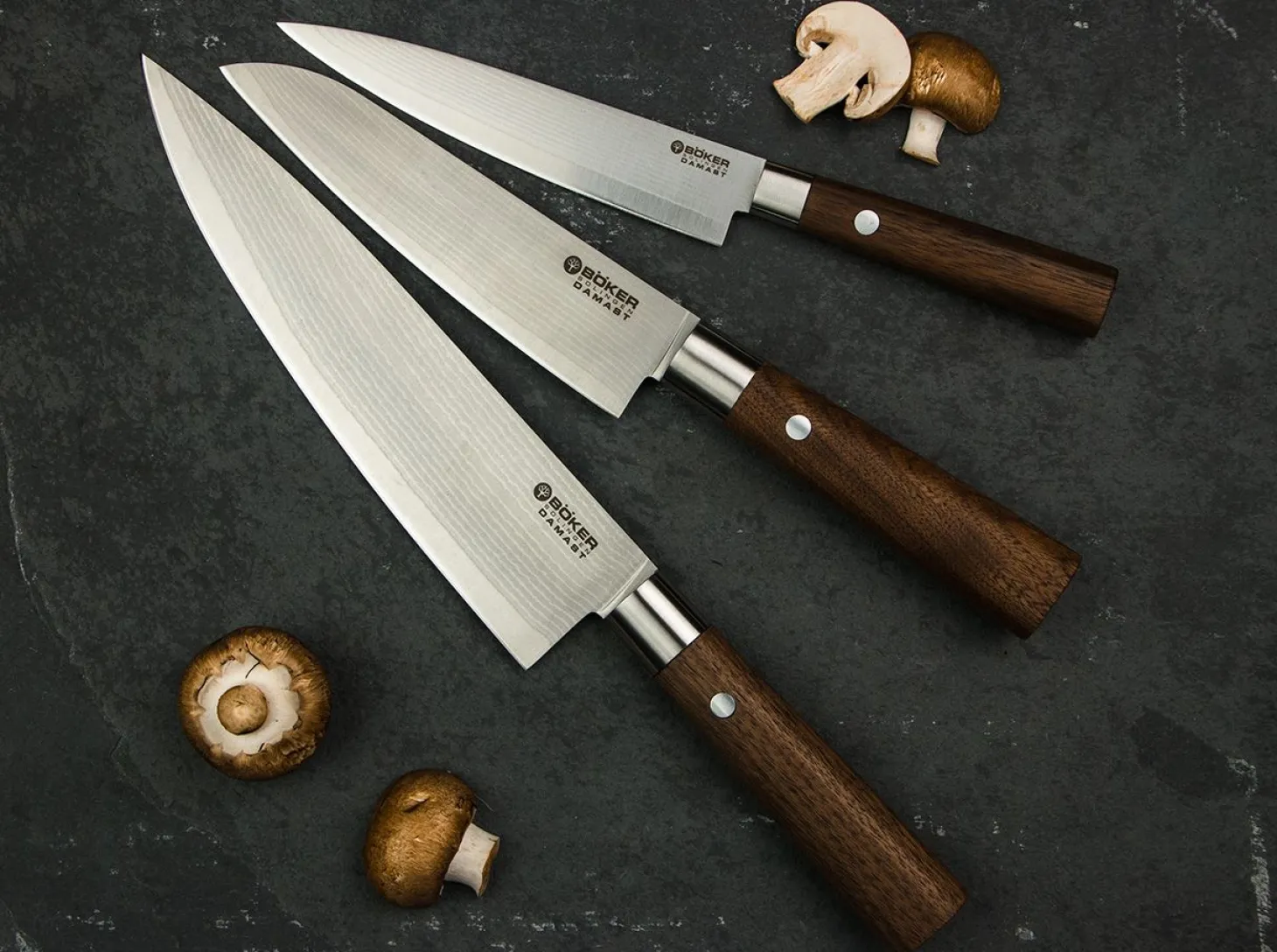 Damast Walnuss Santoku