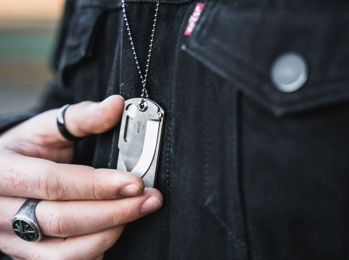 Dog Tag Knife
