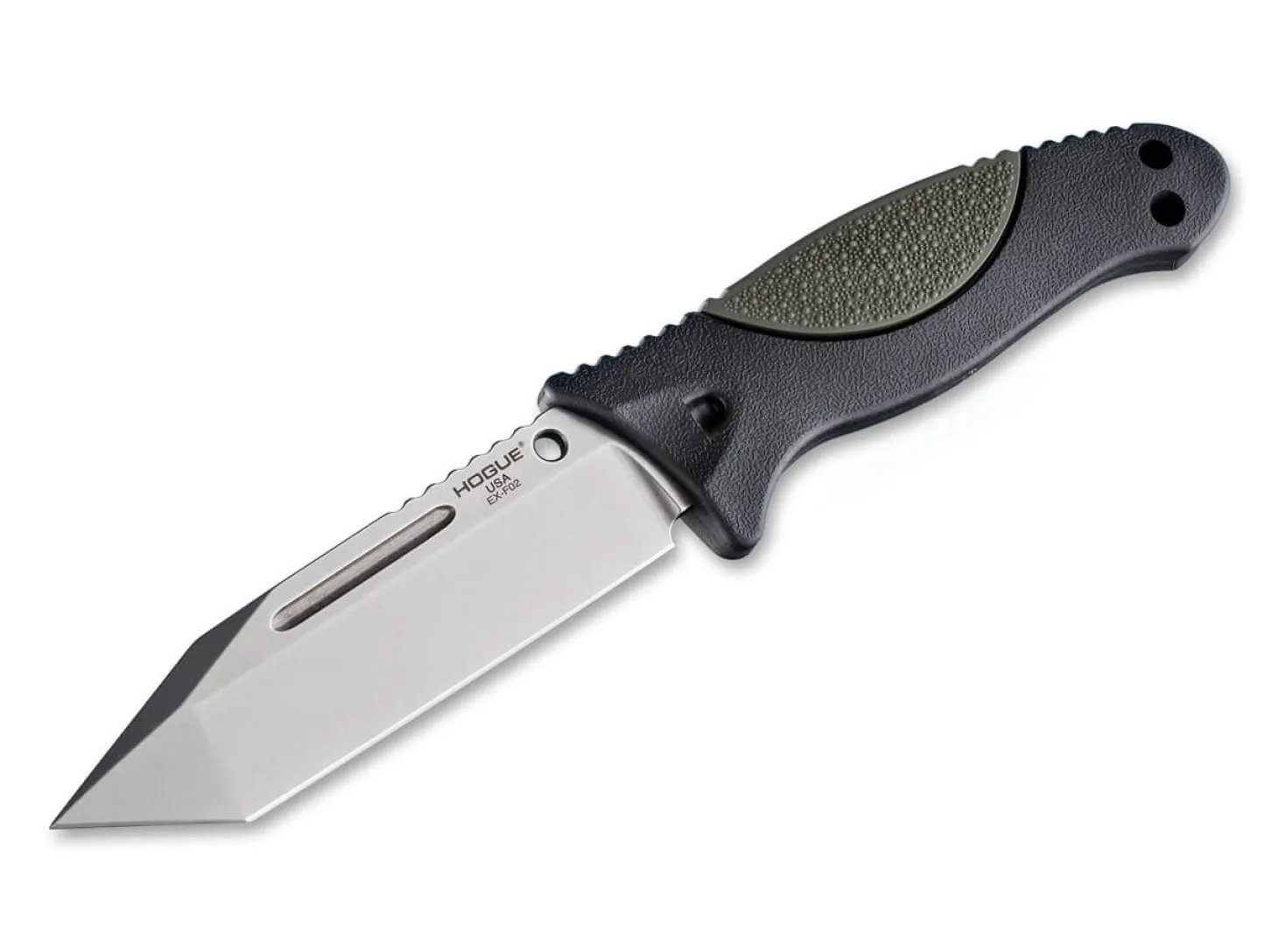 EX-F02 4.5 Satin Tanto Rubber Green