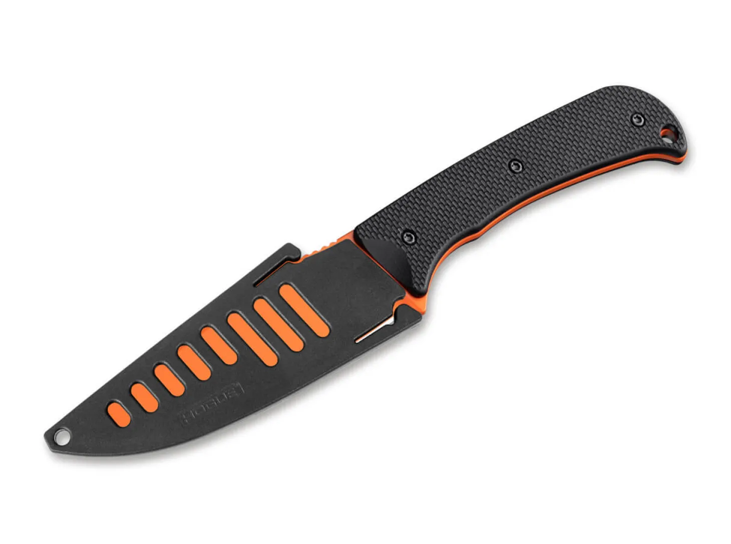 Extrak XL 3.9" Fixed Blade G10 Black Orange Cerakote