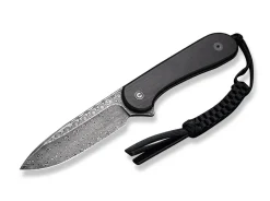 Fixed Blade Elementum Ebony Damascus