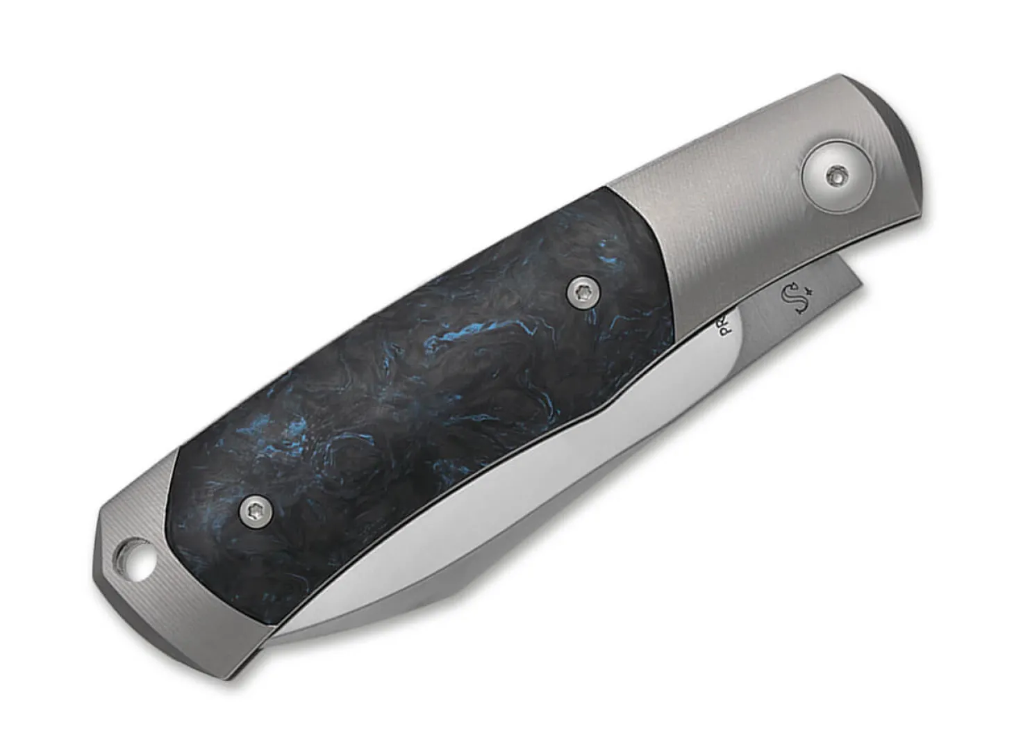 Hug II Titanium CF Marble Blue