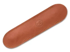 Leder-Stecketui Braun