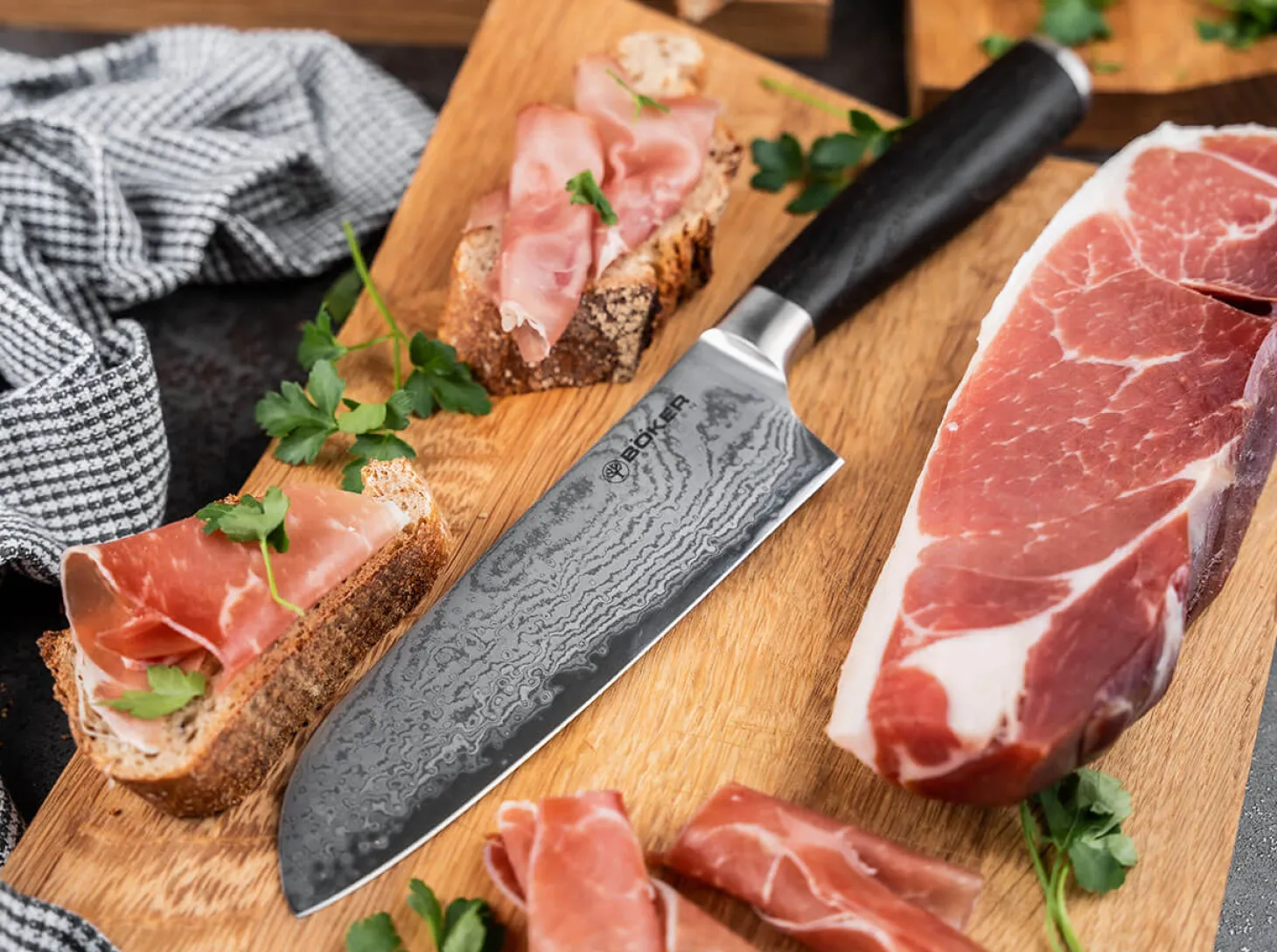 Meisterklinge Damast Santoku