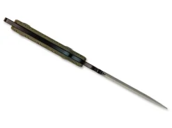 Muskrat D2 G10 Green Black Blade
