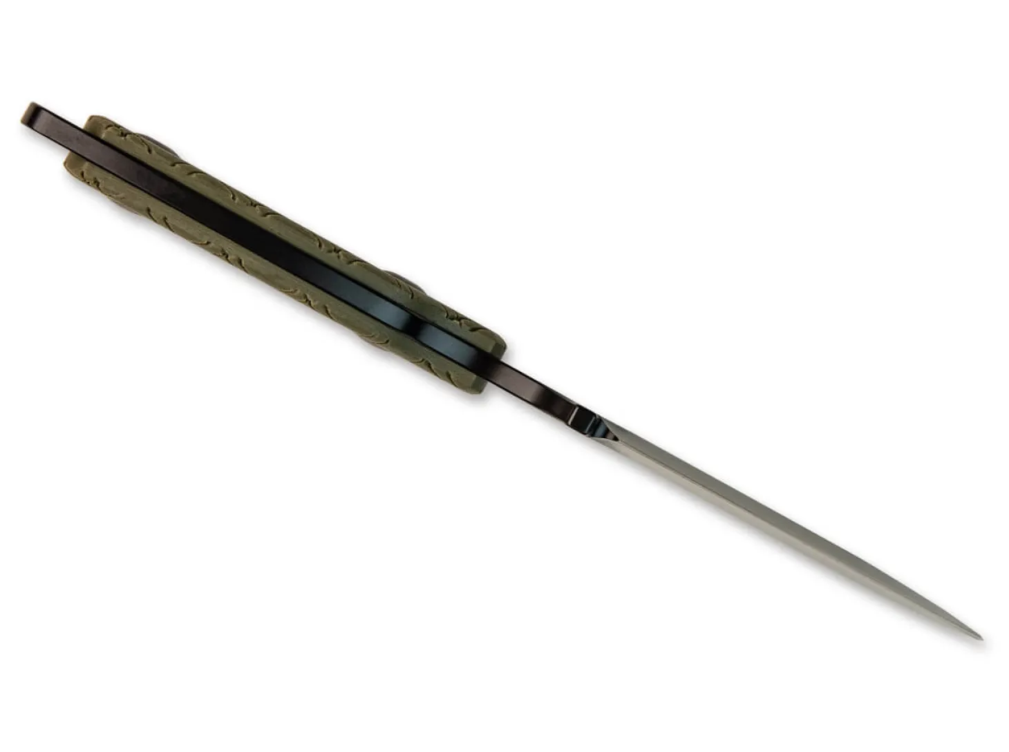 Muskrat D2 G10 Green Black Blade
