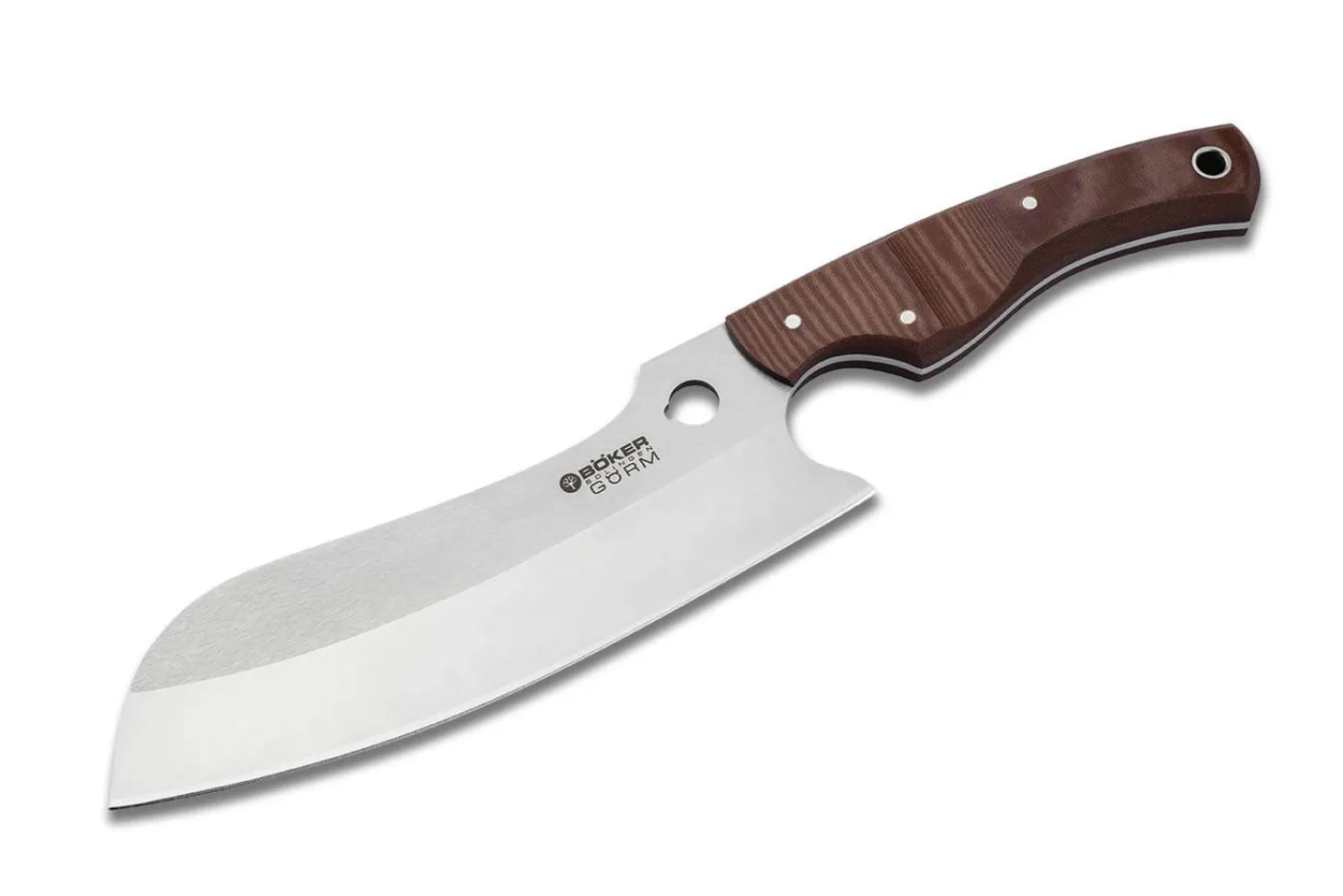 Santoku Micarta Braun