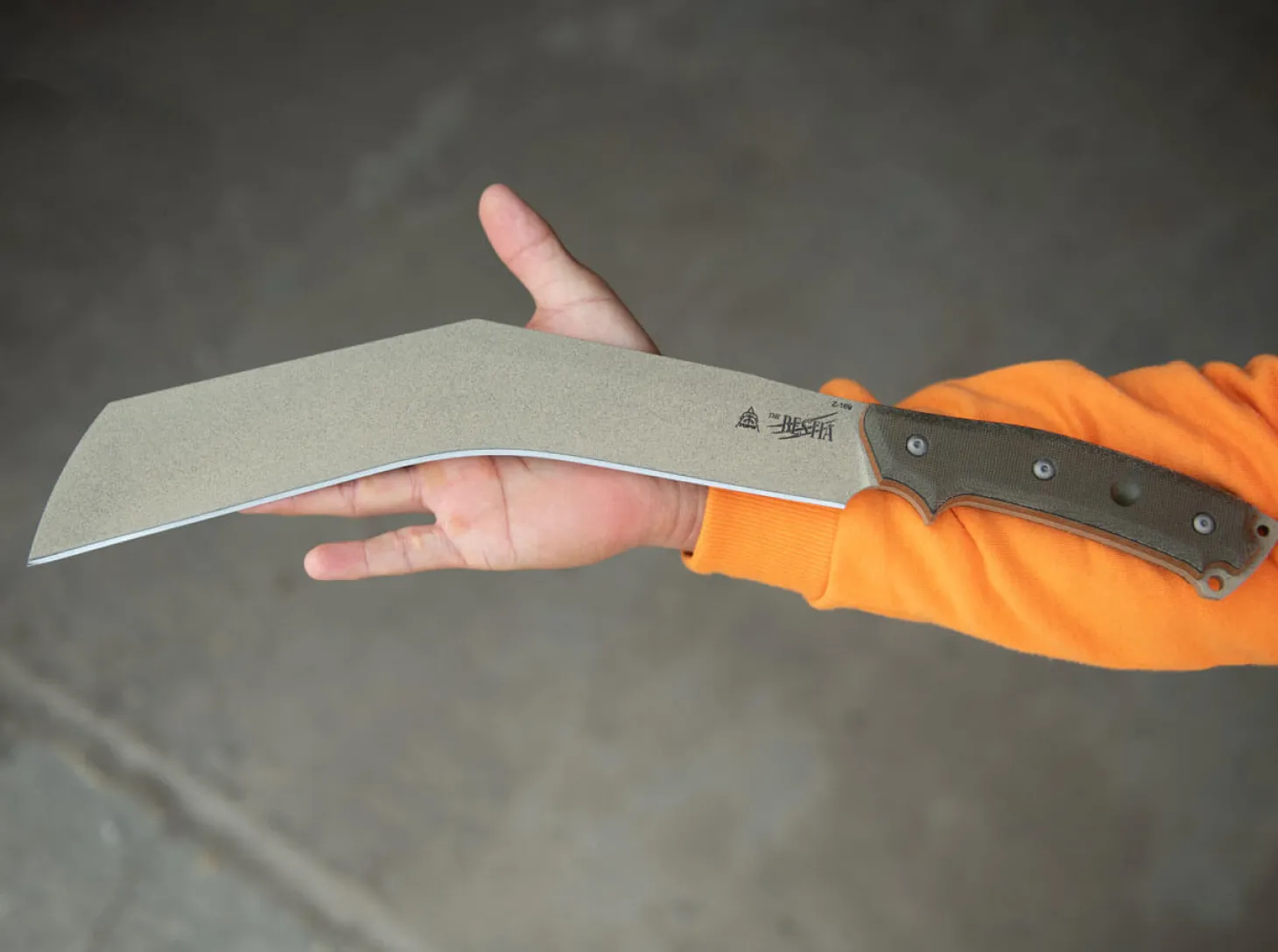 The Bestia Micarta Green