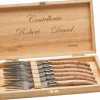 Wacholderholz Steakgabel Set